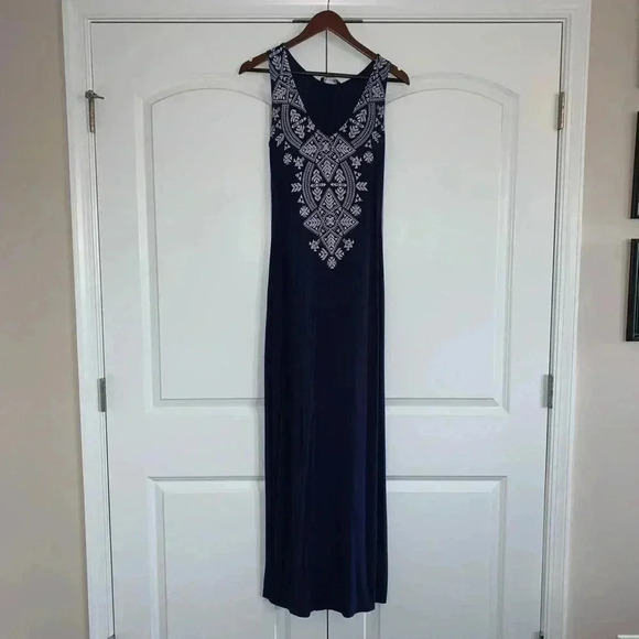French Atmosphere Blue Dress - Picture 3 of 3